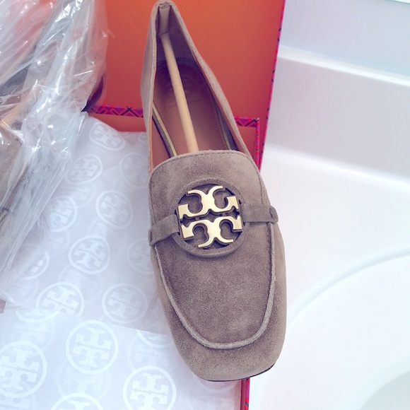 Tory Burch Metal-Miller Suede Loafer - Picture 6 of 8